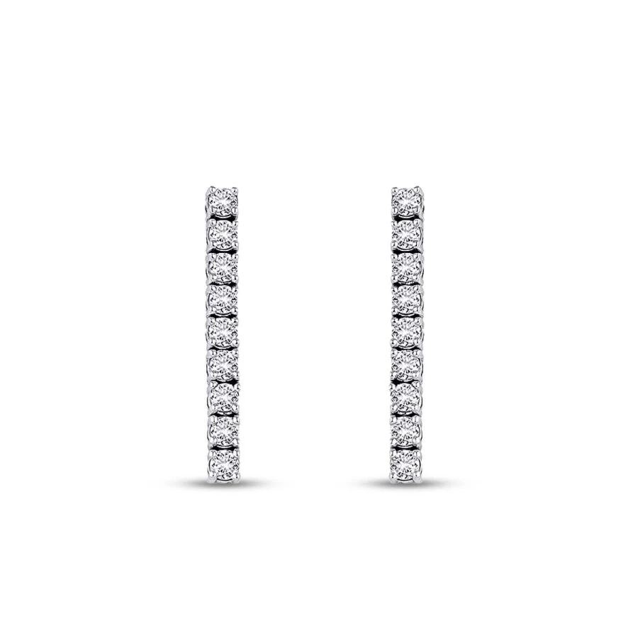 0.79 Carat Diamond Tennis Earrings