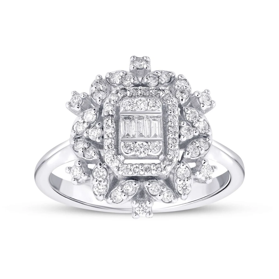 0.50 Carat Diamond Baguette Ring