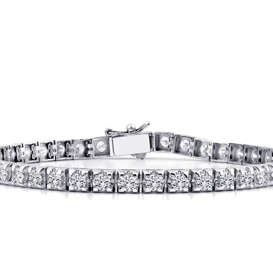 3.70 Carat Diamond Tennis Bracelet