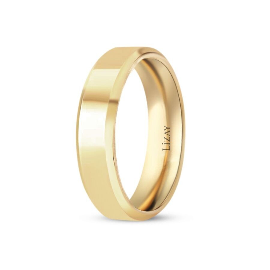 Goldener Klassischer Unzerstörbarer Ehering