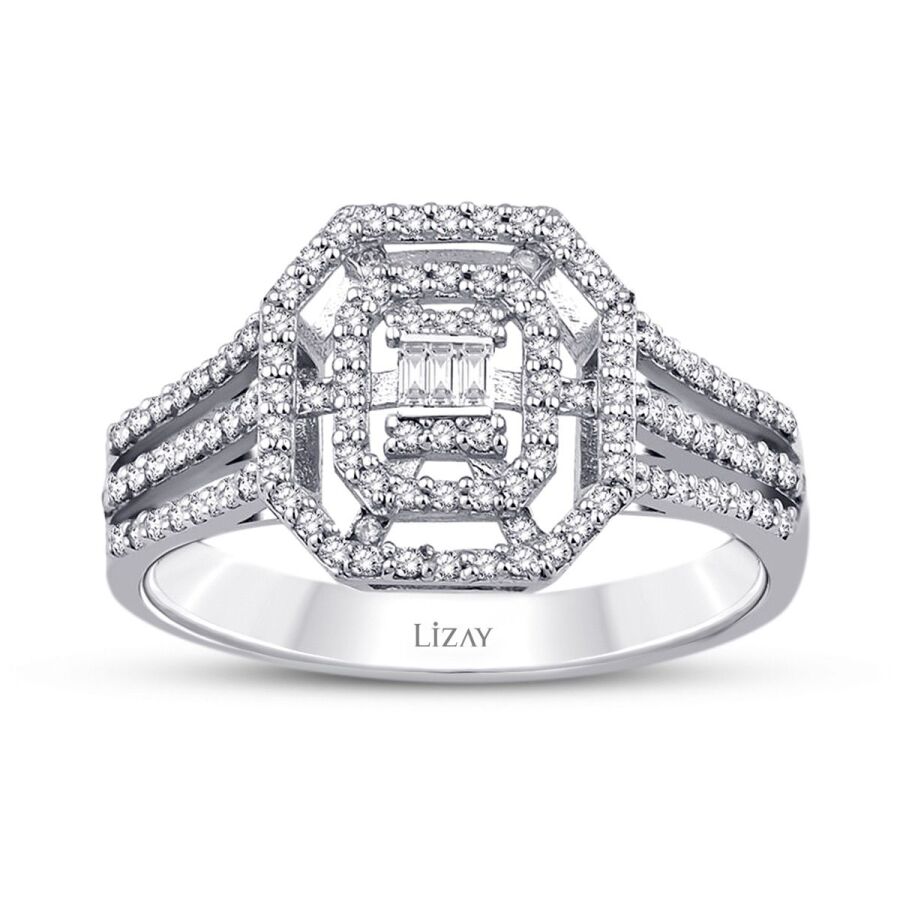 0.31 Carat Diamond Baguette Ring