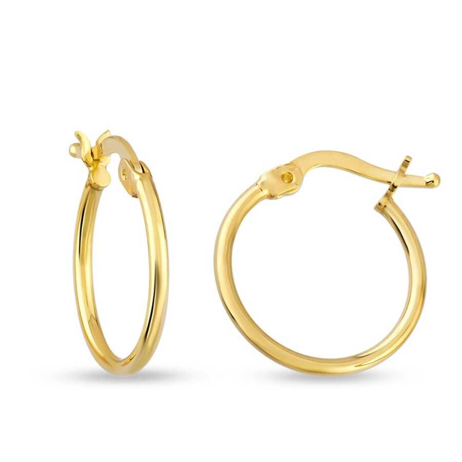Gold Hoop Earrings