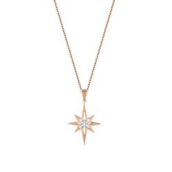 0.04 Carat Diamond Trend Star Necklace