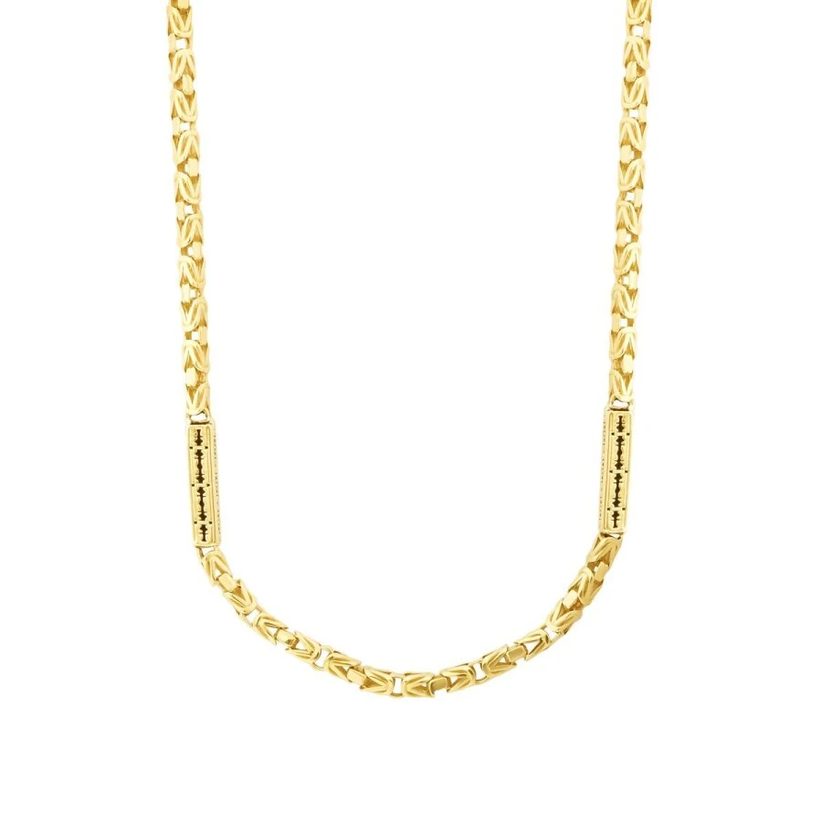 Gold Men’s Motif King Chain
