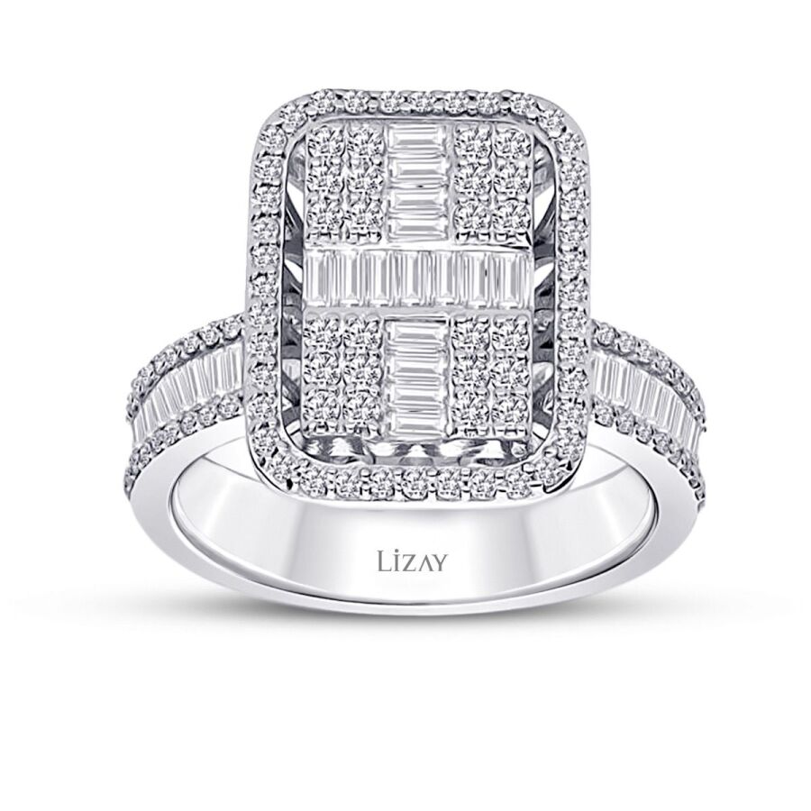 1.18 Carat Diamond Baguette Ring