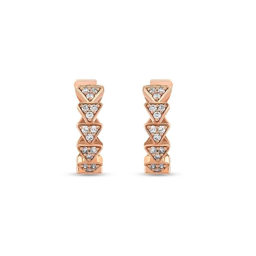0.22 Carat Diamond Hoop Earrings