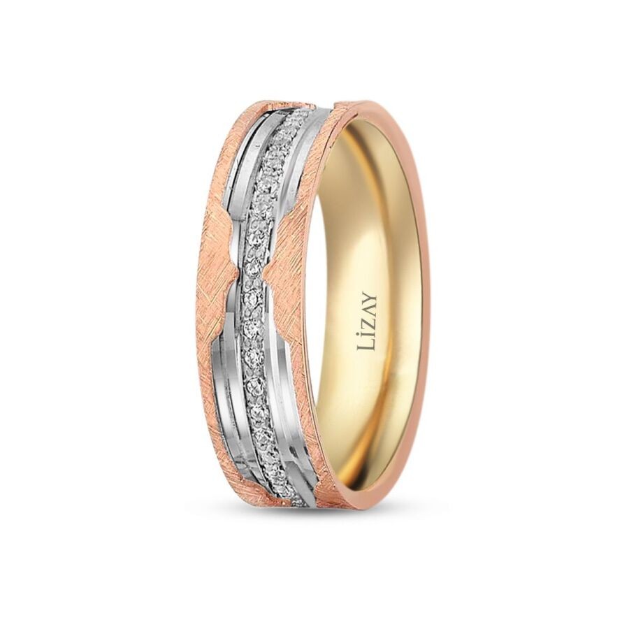 Goldenes Design Ehering