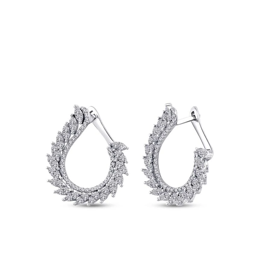 1.38 Carat Diamond Trend Earrings