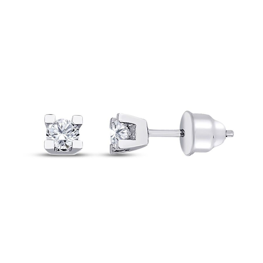 0.30 Carat Diamond Solitaire Earring
