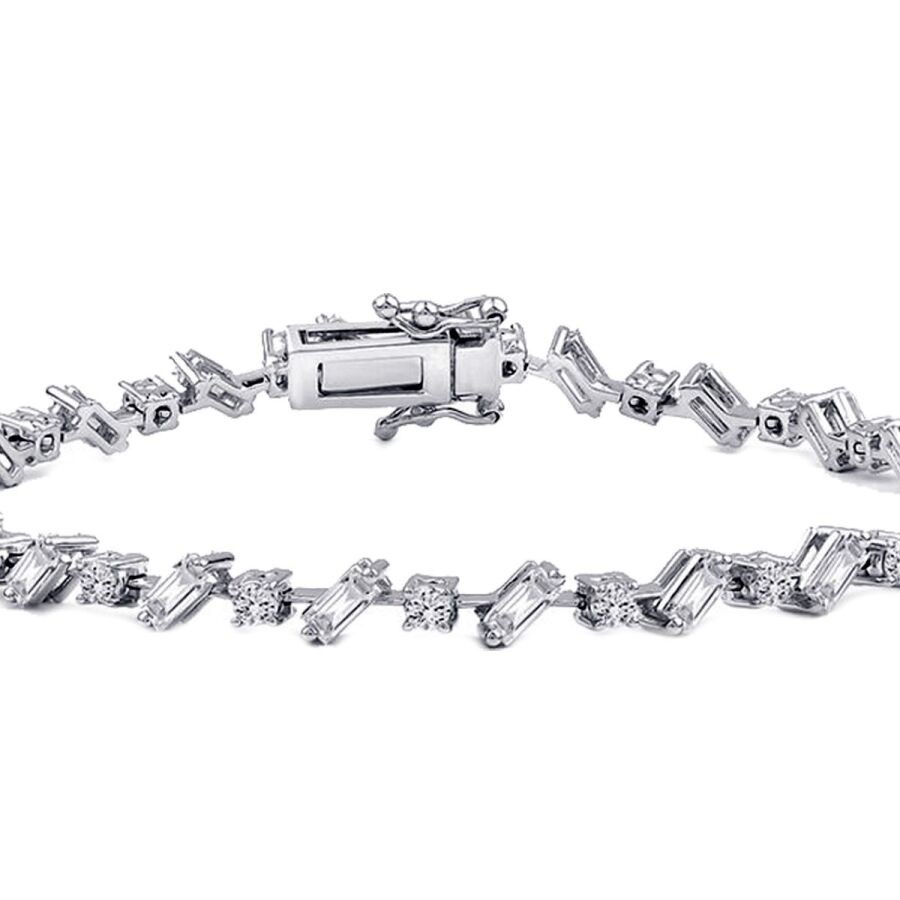 3.07 Carat Diamond Tennis Bracelet