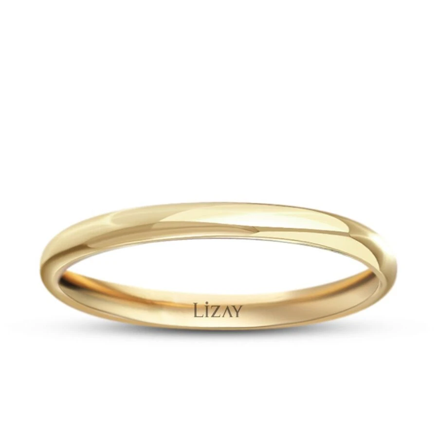 Three Millimeter Gold Classic Wedding Band