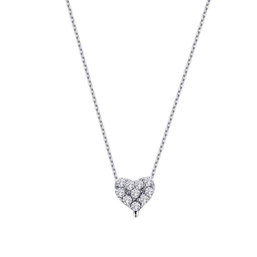 0.09 Carat Diamond Heart Ring
