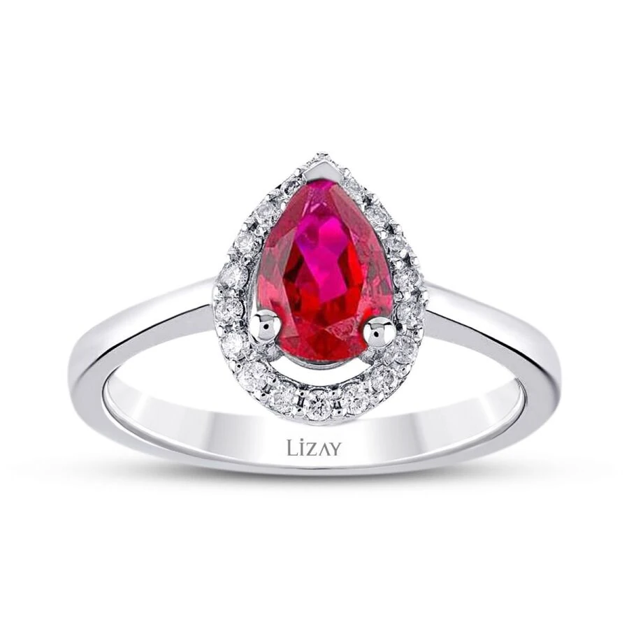 1.44 ct. Diamant Rubin Ring