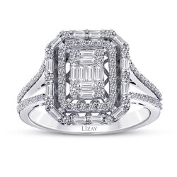 1.00 ct. Diamant Baguette Ring