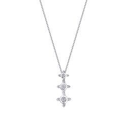 0.10 Carat Diamond Tria Necklace