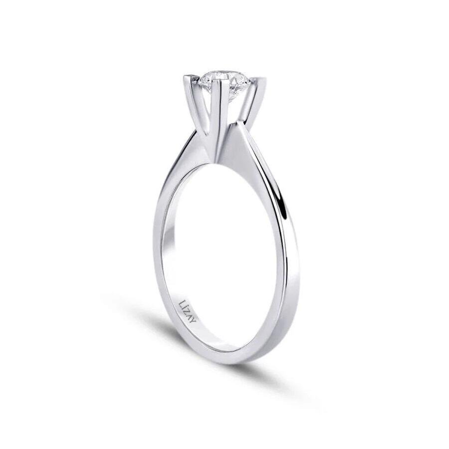 0.15 Carat Diamond Round Solitaire Engagement Ring