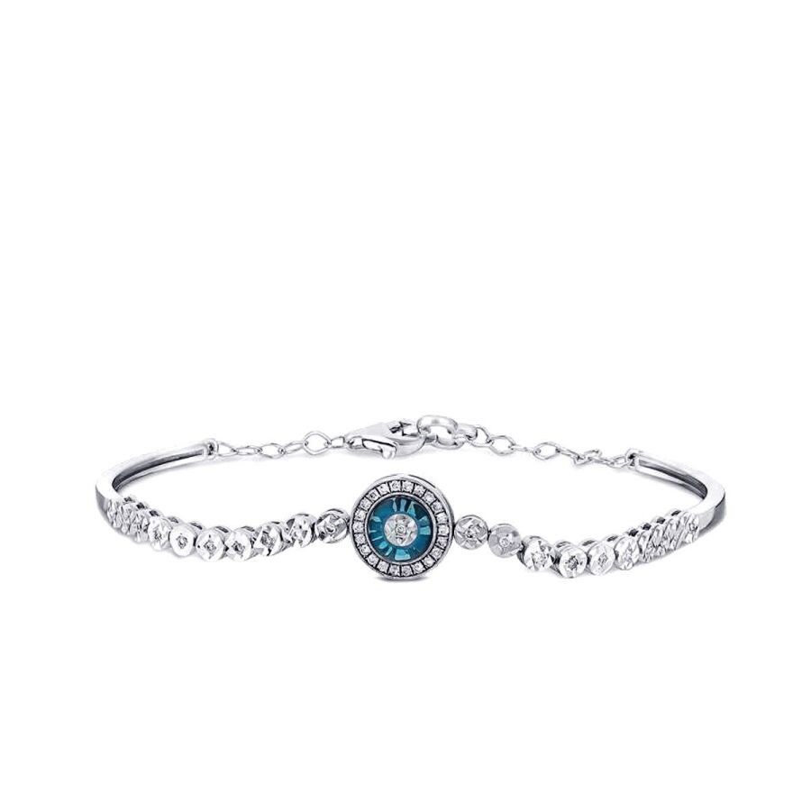 0,21 Karat Diamant Türkis Armband
