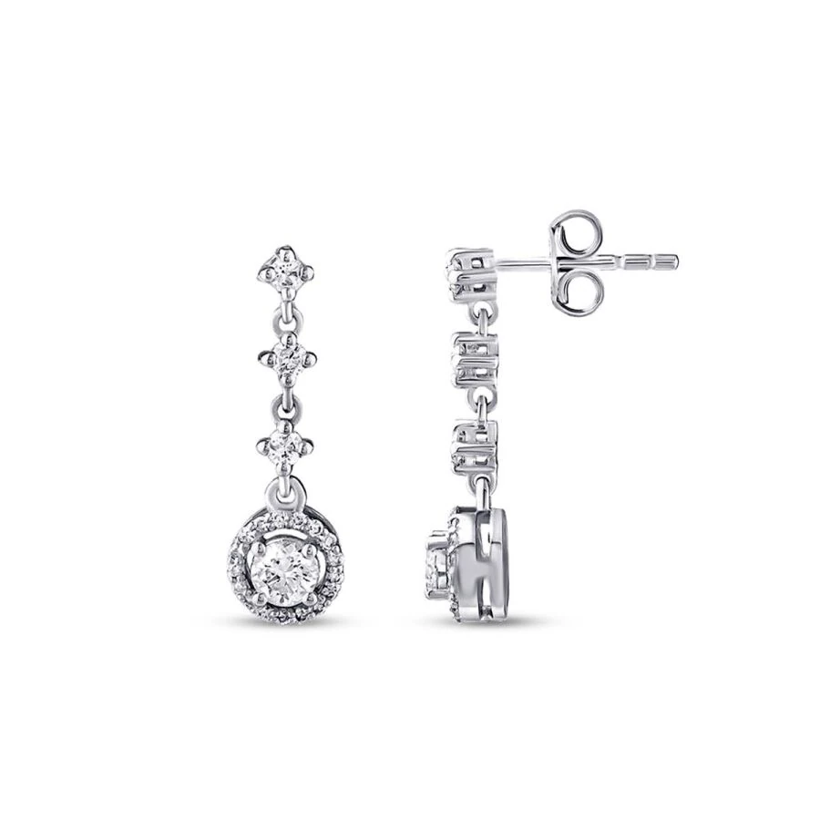0.63 Carat Diamond Trend Earrings