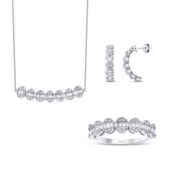 2.03 Carat Diamond Baguette Set