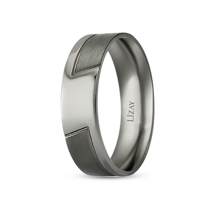 Black Gold Wedding Band