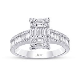 1.03 Carat Diamond Baguette Ring