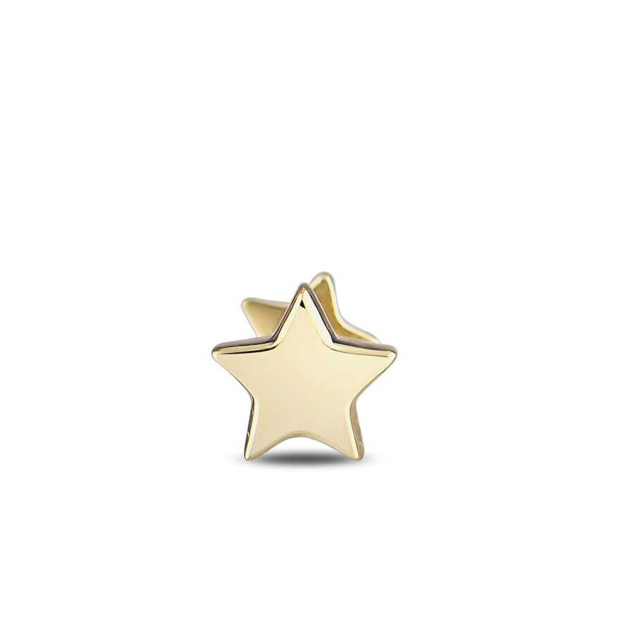 Gold Star Tragus Earring