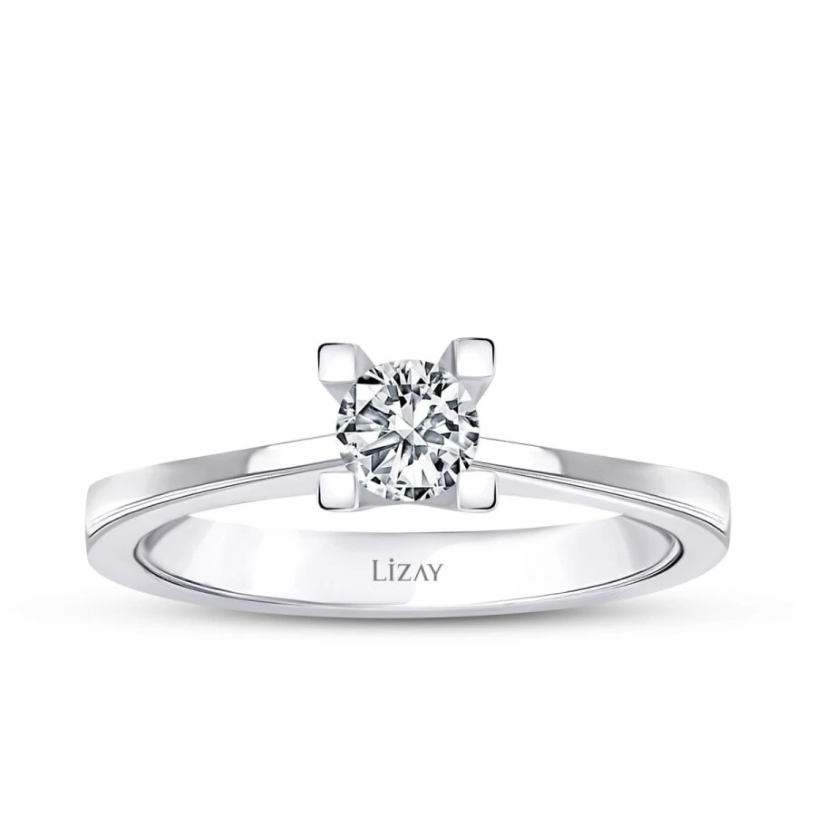 0.30 Carat Diamond Round Solitaire Engagement Ring