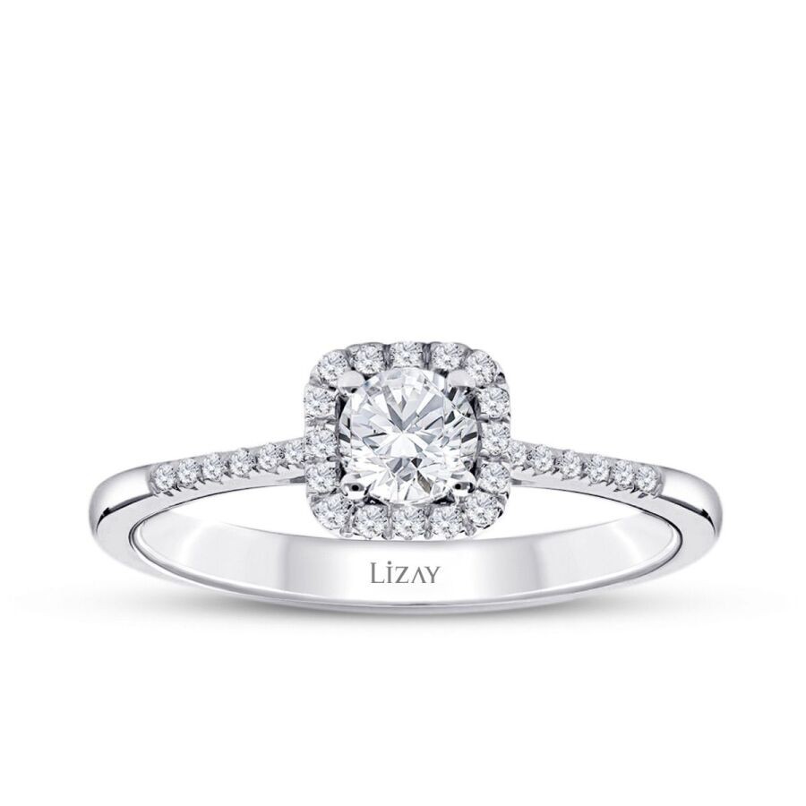 0.43 Carat Diamond Round Solitaire Engagement Ring