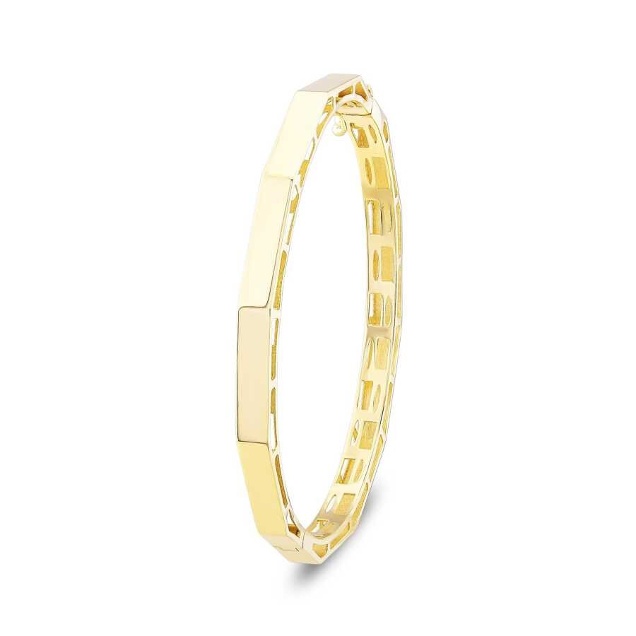 Gold Corner Bangle