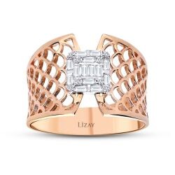 0.27 Carat Diamond Baguette Ring