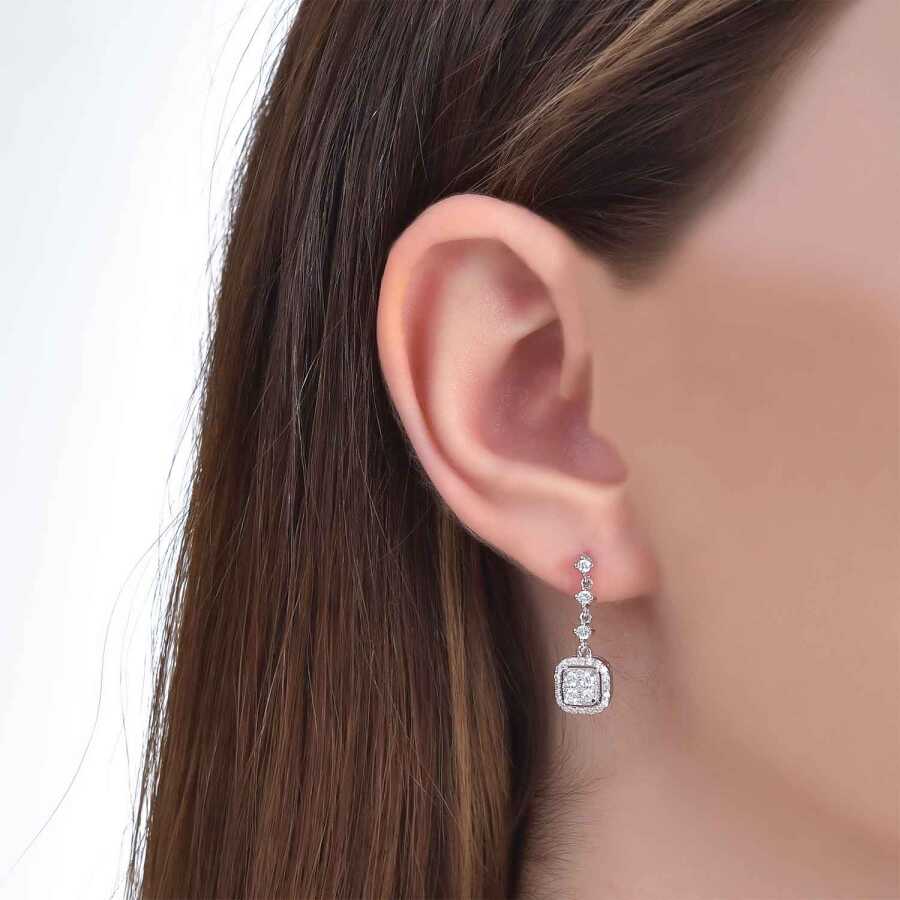0.55 Carat Diamond Trend Earrings