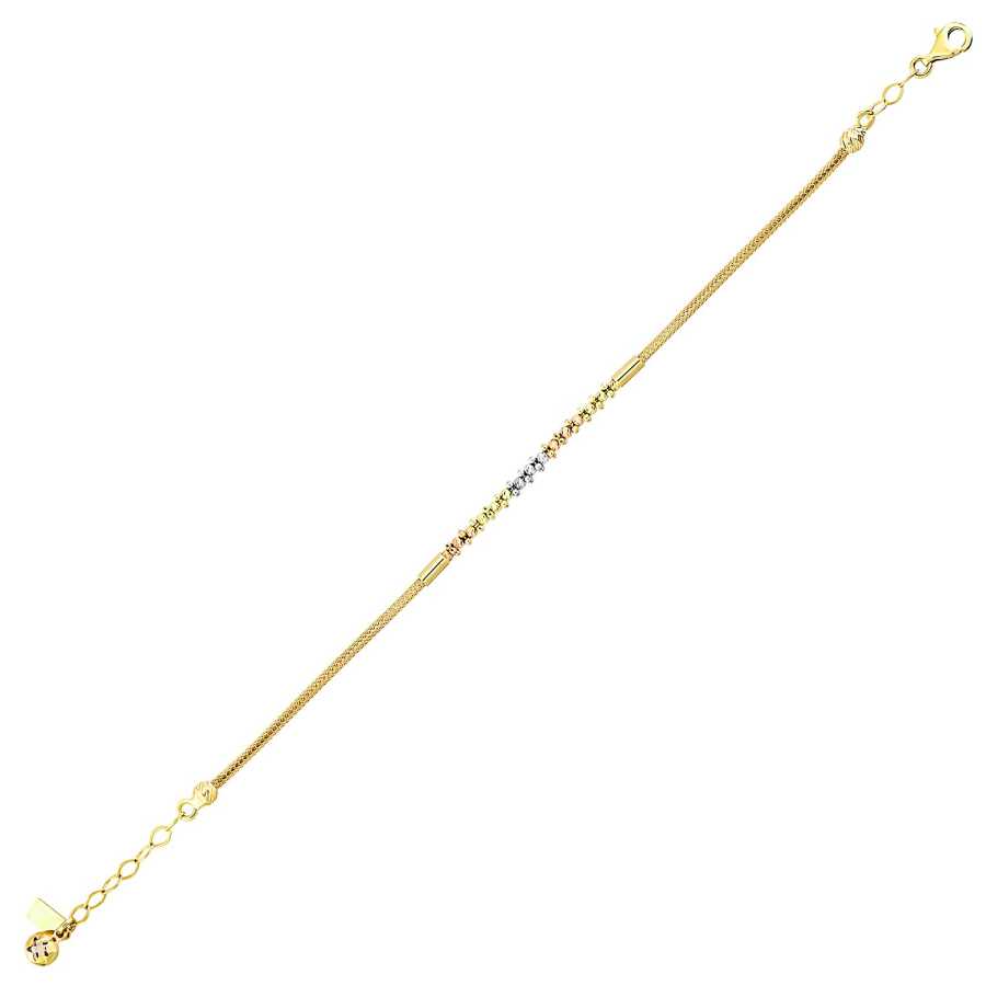 Gold Chain Doric Bracelet