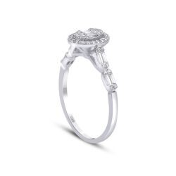 0.35 Carat Diamond Baguette Ring