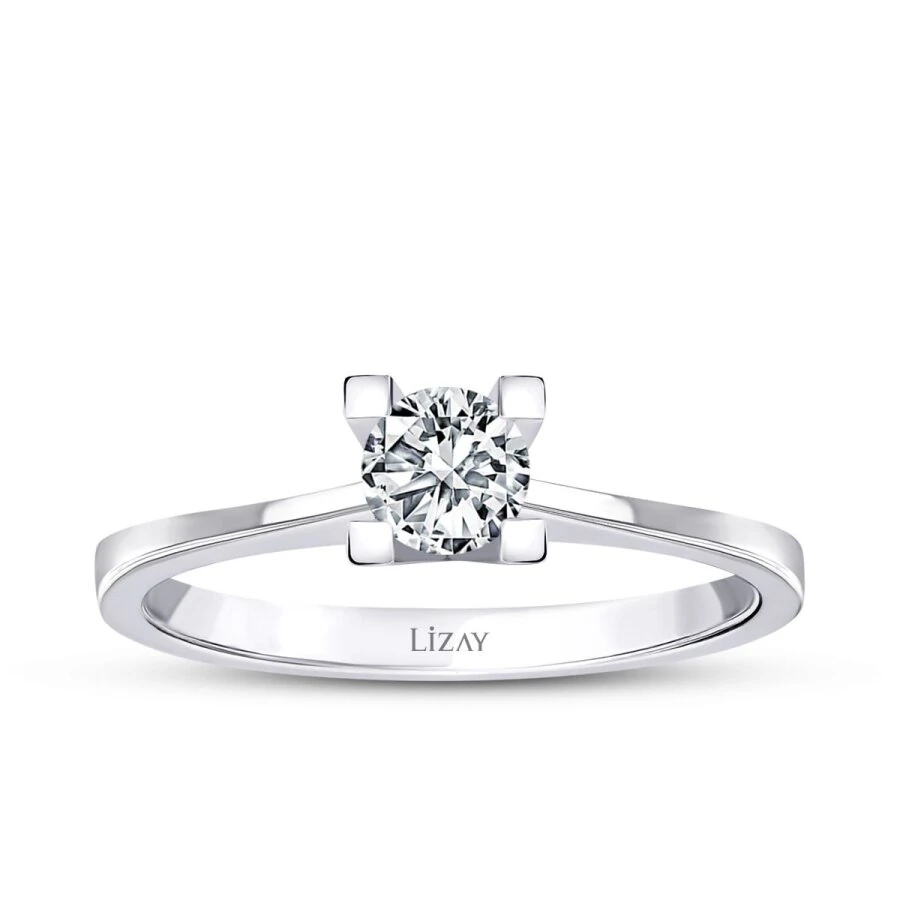 0.40 Carat Diamond Round Solitaire Engagement Ring