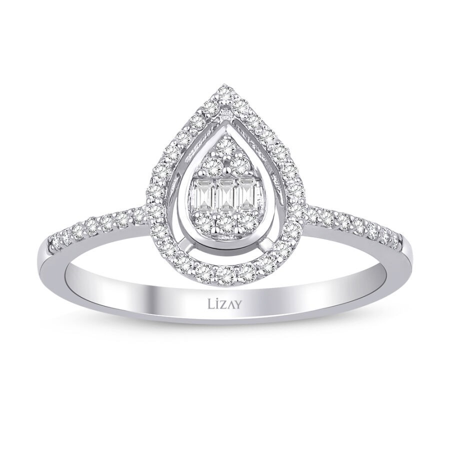 0.20 Carat Diamond Baguette Ring