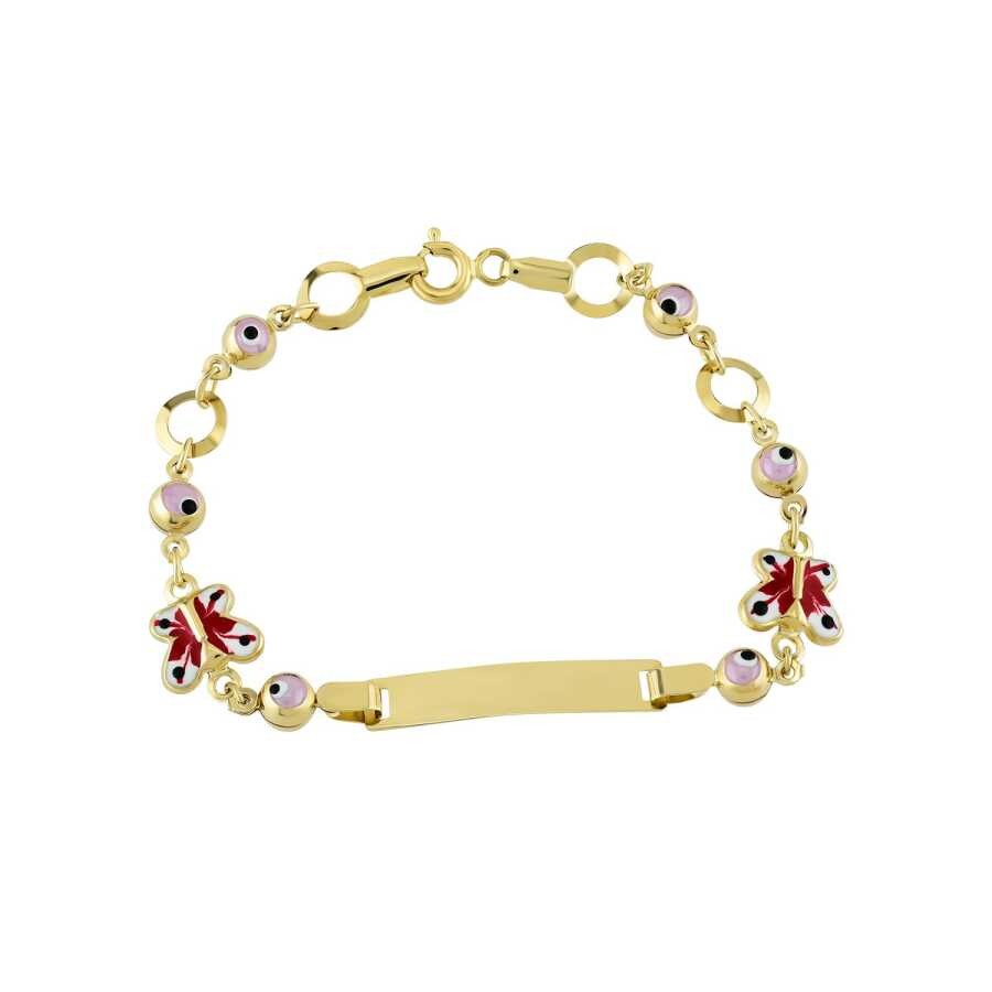 Gold Butterfly Children's Earrings