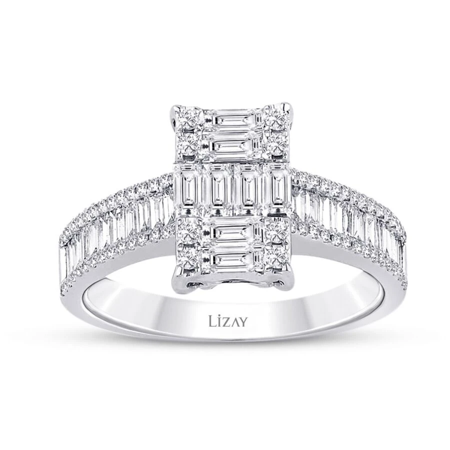 1.03 Carat Diamond Baguette Ring