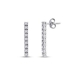 0.79 Carat Diamond Earrings