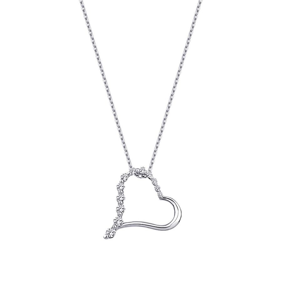 0.20 Carat Diamond Heart Necklace