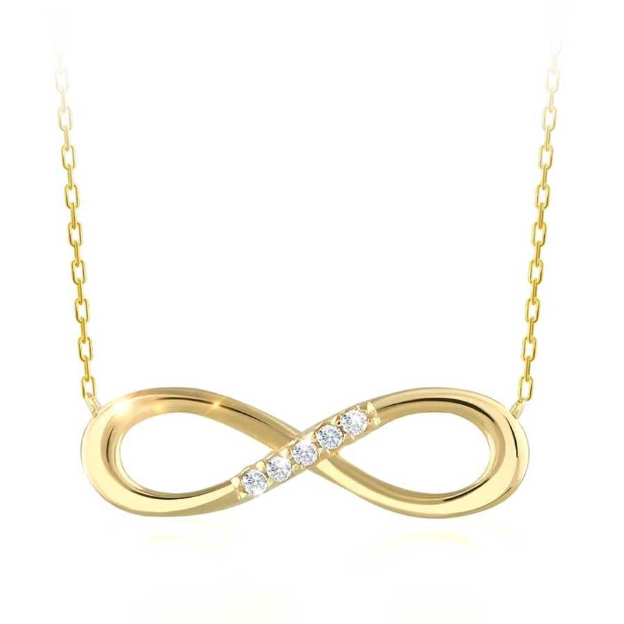 Gold Infinity Necklace