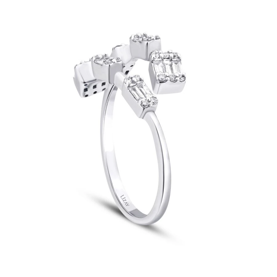 0.27 Carat Diamond Baguette Ring