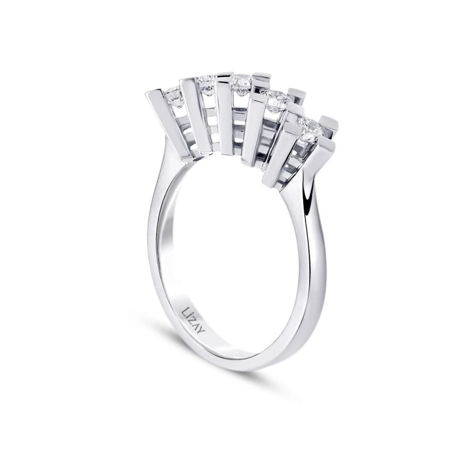 0.70 Carat Diamond Five-Stone Ring