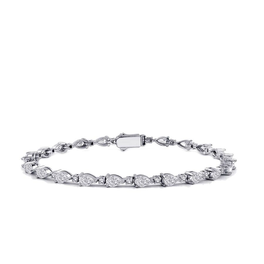 3.86 Carat Diamond Tennis Bracelet