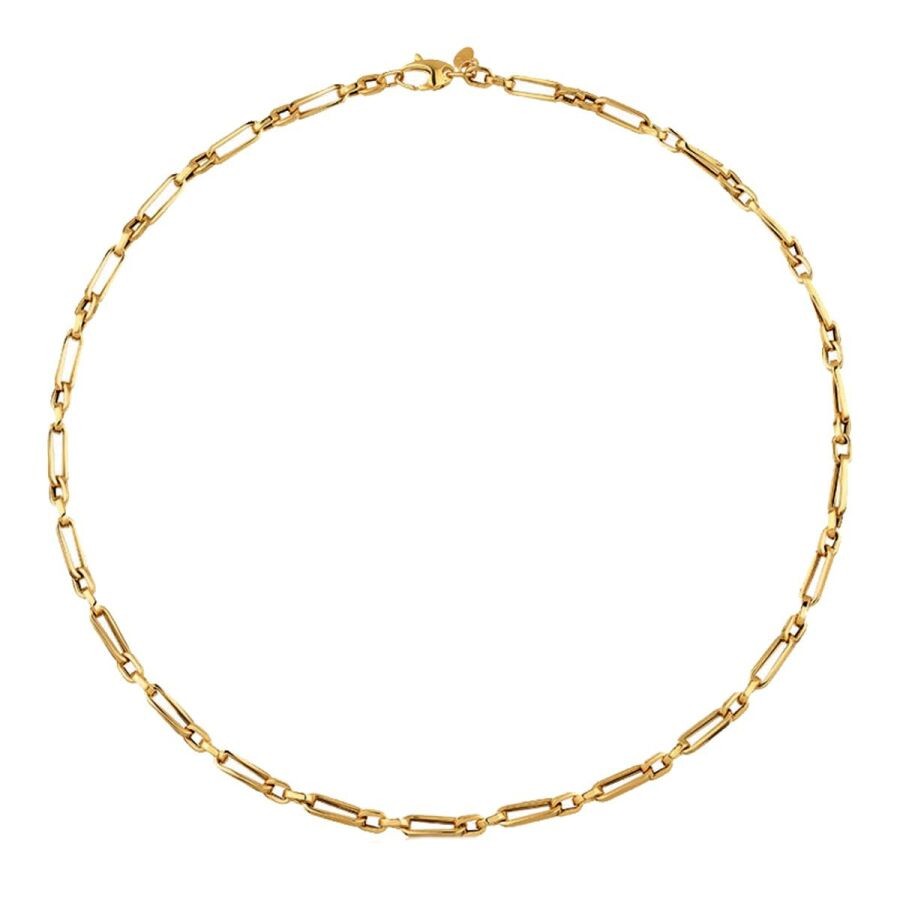 Gold Paperclip Chain Necklace