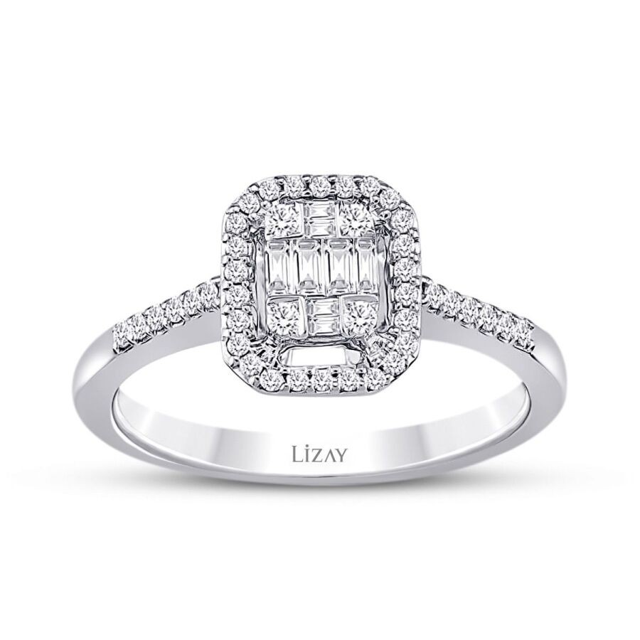 0.37 Carat Diamond Baguette Ring
