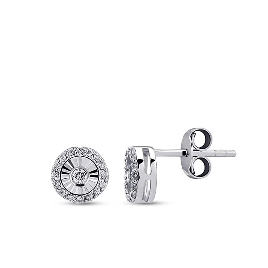 0.15 Carat Diamond Earrings