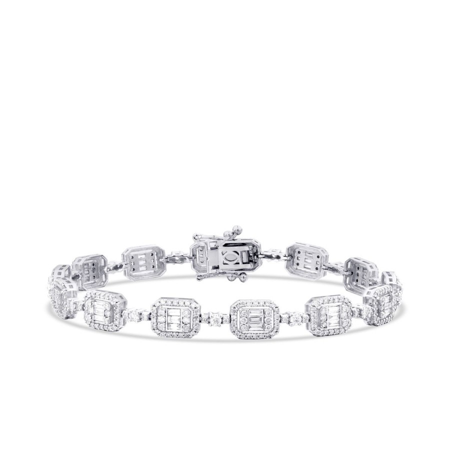 2,94 Karat Diamant Baguette Armband