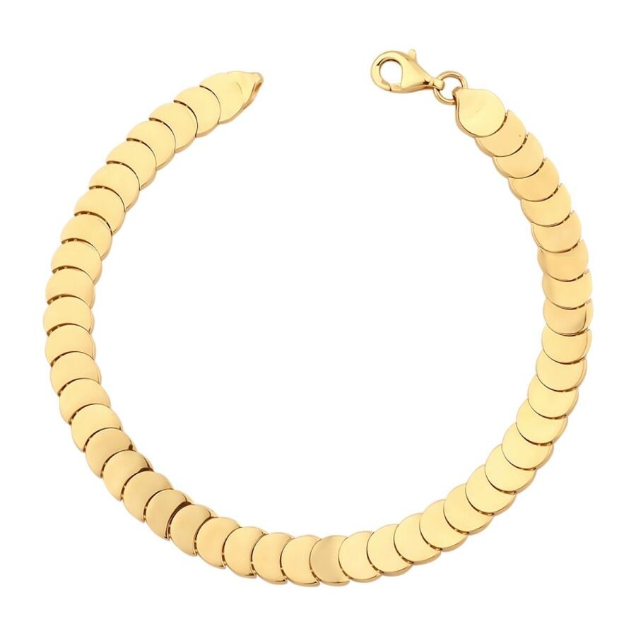 Gold Trend Sequin Patterned Bracelet