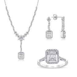 2.60 Carat Diamond Baguette Set