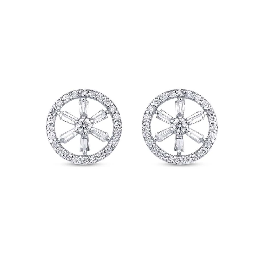 0.51 ct. Diamant Baguette Ohrringe